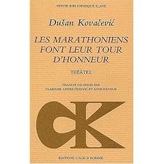 Les Marathoniens font leur tour d'honneur