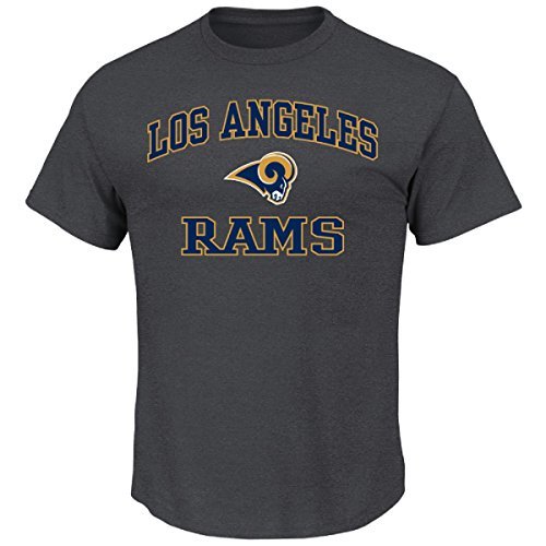 Los Angeles Rams Majestic NFL Charcoal Men's T-Shirt
