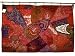 Lovers Rose India Moti Beaded Tapestry Vintage Sari Wall Hanging 60x40