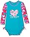 Hatley Girls' Crazy Hearts Baby Rash Guard