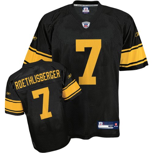 Reebok Pittsburgh Steelers Ben Roethlisberger Replica Alternate Jersey Small