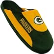 Green Bay Packers Low Pro Stripe Comfy Slipper Green Bay Packers Low Pro Stripe Comfy Slipper