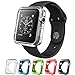 FORWORD Apple Watch Case, TPU Cases [5 Color Combination Pack] for Apple Watch / Watch Sport / Watch Edition 2015 Release 2015 (42 mm)