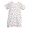 Newborn Infant Baby Girls Clothes WHITE BUG Dress ZUTANO 6M-24M