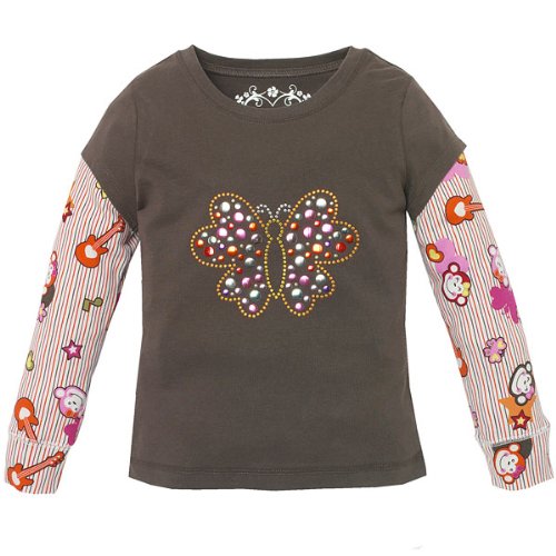 faux-layered fashion tee