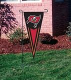 TAMPA BAY BUCCANEERS OFFICIAL LOGO PENNANT GARDEN FLAG + STAND