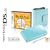 Nintendo DS Lite Limited Edition Ice Blue with Brain Age: Train Your Brain in Minutes a Day! And Carrying Case Bundle