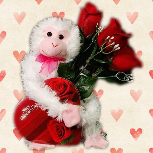 'Stop Monkey-ing Around and Be My Valentine' Candy Gift