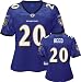 Ed Reed Baltimore Ravens Women's Purple Replica Jersey