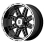 XD Series Diesel XD766 Gloss Black Machined Wheel (20x10"/8x6.5")
