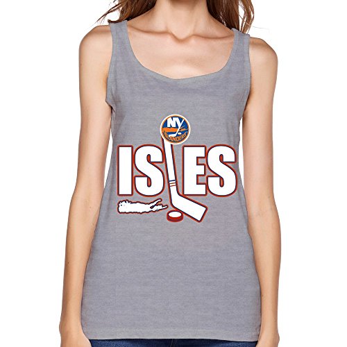 Women's New York Islanders Nhl Ice Hockey Team Tank Top [Apparel]