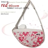 Fundle Red Blossom Size Large Pet Dog Cat Sling Carrier