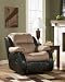 Presley Cocoa Rocker Recliner By Ashley Furniture