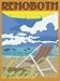 Rehoboth Beach Chair-Vintage Travel Poster-by Grisanty