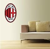 AC Milan FC Italy Football Soccer Wall Decal 24"