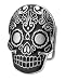 Buckle Rage BLACK Mexican Katrina Dia De Muertos Skull Belt Buckle Black One Size