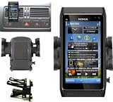 Mobilizers: In Car Air Vent Mount Holder Cradle Kit For All New Models Including Nokia 500, 700, C1, C2, C3, C5, C6, C7, E5, E6, E7, Lumia 710, Lumia 800, N8, N95, N96, N97, N97 Mini, X2, X3, X5, X6, X7