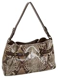 Jessica Simpson Sasha Shoulder Bag,Python Natural,one size