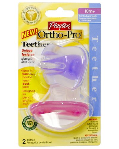 Playtex Baby Ortho-pro. Teether 10m+ - Girl Colors