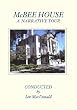 Mcbee House A Narrative Tour