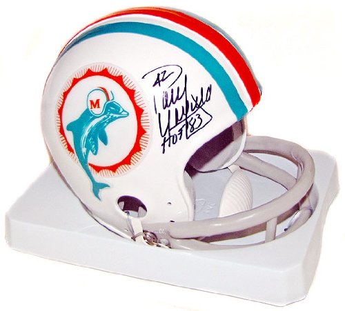 Paul Warfield Autographed Miami Dolphins Throwback Mini Helmet