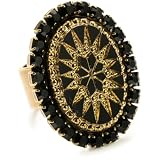 Liz Palacios Piedras Jet Swarovski Crystallize