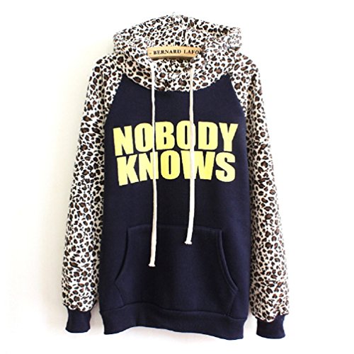 レディース (４色選択)  ロゴ入り ヒョウ柄コンビパーカー　オリジナルBAGセット#10３８