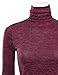 Doublju Womens Long Sleeve Turtleneck Knit Sweater Top (Made In USA) S-3XL