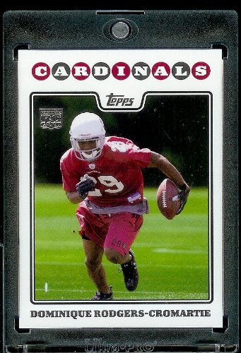 2008 Topps # 358 Dominique Rodgers-Cromartie RC - Rookie Card - Arizona Cardinals - NFL Trading Cards in a Protective Display Case!