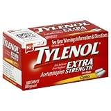 Tylenol Acetaminophen, Extra Strength, 500 mg, for Adults, Caplets 100 tablets
