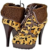 Anne Michelle Revenge-47 Leopard Women Ankle Boots