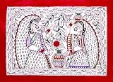 Wall Paintings Madhubani Art Organic Color Paper 15 x 11 inches (seemadh040)