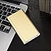Polanfo Power Bank Universal Ultra Compact 8000mAh External Battery for Smartphone & Tablets- Gold