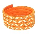Arrow Cane Fiber Orange Bracelet-Spiral "Right on Target Bracelet [Spiral - Orange]"