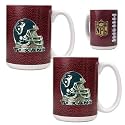 NIB Houston Texans NFL Ball Ceramic Coffee Mug Set