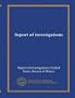 Report of investigations