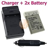 2 x EN-EL5 Replacement Battery + Battery Charger FOR Nikon CoolPix P90 / P1 ....