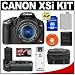 Canon Digital Rebel XSi Digital SLR Camera Body (Black) & EF-S 18-55mm IS Lens + BG-E5 Battery Grip + 8GB SD Card + Case + Cameta Bonus Accessory Kit