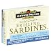 Health & Personal Care : Crown Prince Natural One Layer Brisling Sardines in Water, No Salt Added, 3.75-Ounce Cans (Pack of 12)