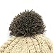 Bodvera Chunky Soft Stretch Cable Knit Slouchy Beanie Skully Crocheted Cap Hat