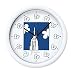 Empire State Building Mary Ellis Signed Collection, Blue Frame Wall Clock