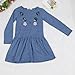 2016 Baby Girls Kids Casual Cat Printed Dresses Children Clothing Princess Dress
