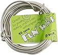 Toner 18G-84341 18-Gauge Plastic Coated Fun Wire, 9-Feet, Icy Silver