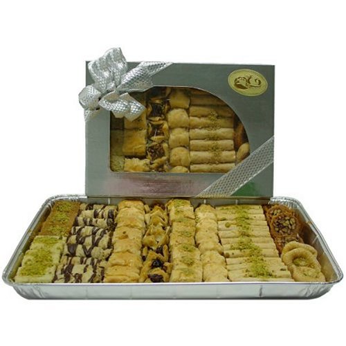 Meditterenean Pastries & Baklava Assortment, Large Tray by Lady Fortunes®
