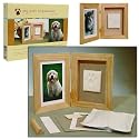 Pet Impression Casted Paw Print Keepsake Shadow Box Frame