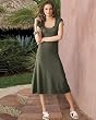 A-line sweater dress