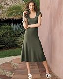 A-line sweater dress