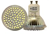6w 80LED Energy Saving GU10 bulb 380 Lumens 50w brightness