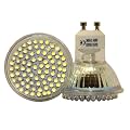 6w 80LED Energy Saving GU10 bulb 380 Lumens 50w brightness