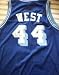 Jerry West autographed Lakers Adidas throwback jersey